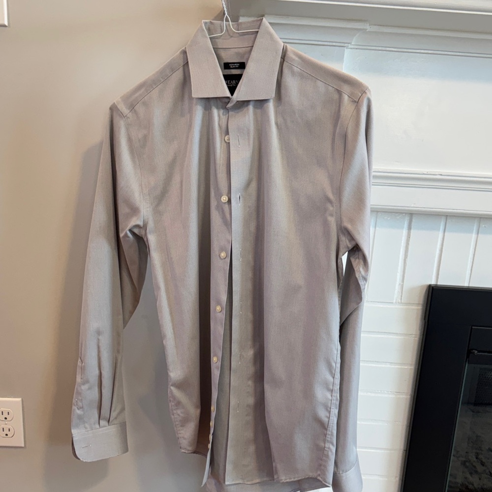 Kenneth Cole Light Gray Dress Shirt
